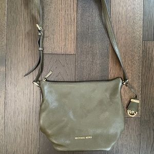 Michael Kors Olive green bucket handbag